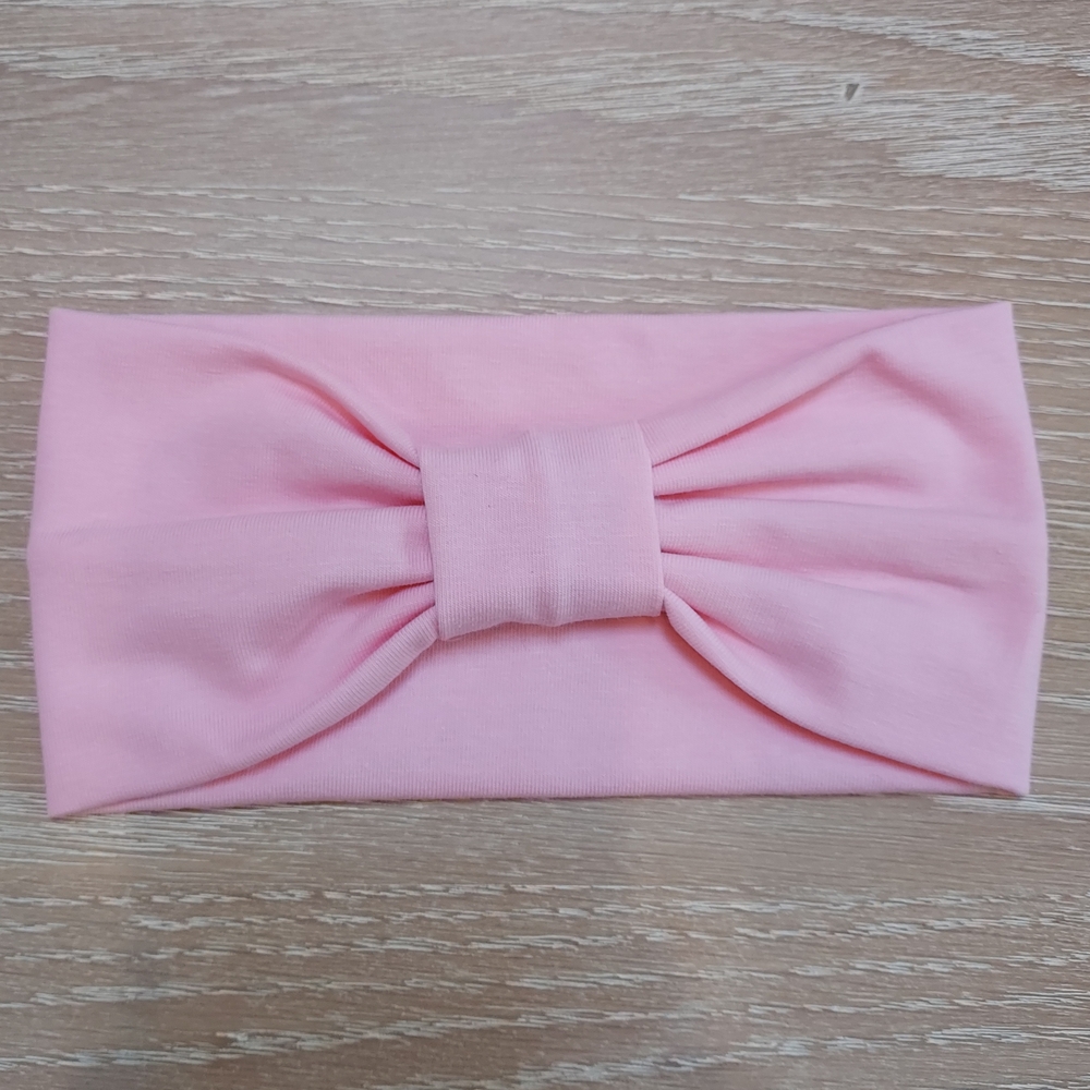 Handmade Charming Pink Bow Hairband for Kids